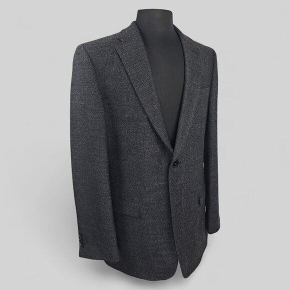 Tommy Hilfiger Men's Flannel 2 Button Sports Coat Blazer 42R - Picture 3 of 13